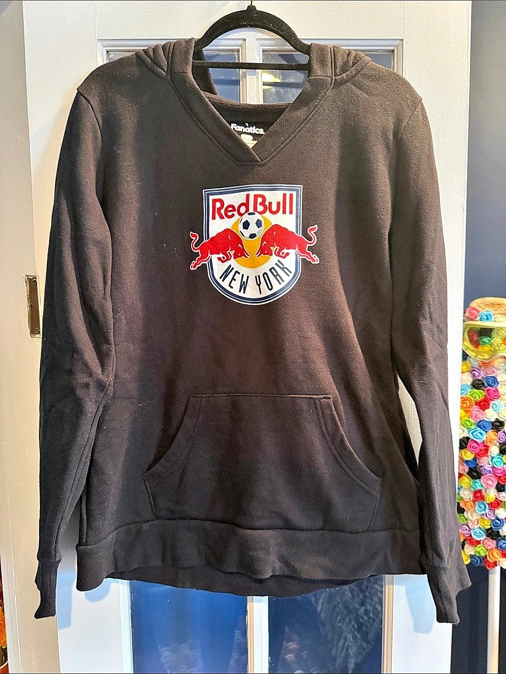 Red Bull Pullover Graphic Hoodie in Black